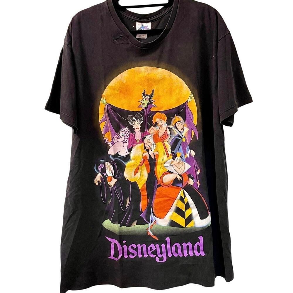 Vintage Y2K Disneyland Female Villains Shirt Adult OSFA
